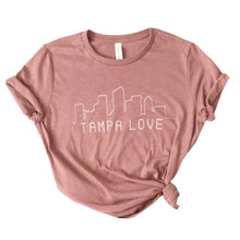 Load image into Gallery viewer, Women&#39;s Skyline Tampa Love Tee
