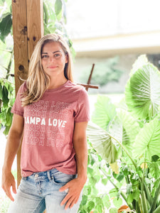 Women's Stacked Tampa Love Tee