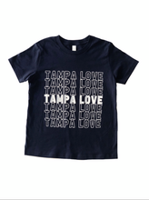 Load image into Gallery viewer, Kid&#39;s Stacked Tampa Love Tee
