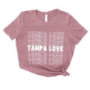 Women's Stacked Tampa Love Tee